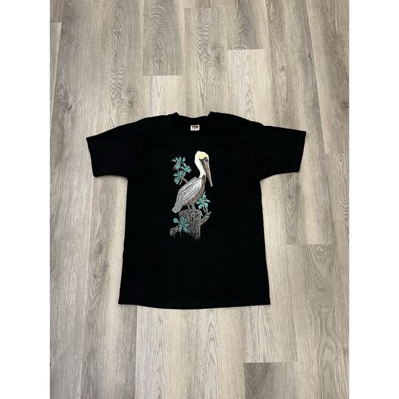 Lot of 2 Vintage Nature T-Shirt Size Large Y2K Alligator Pelican - Picture 8 of 14